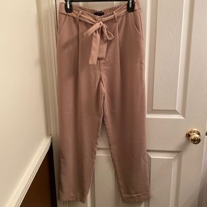 Tan High Waist Dress Pants